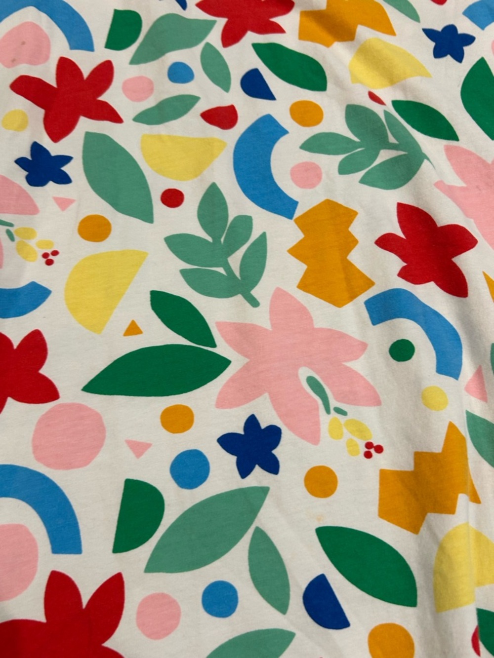 Hanna Andersson Girls Colorful Floral & Leaf Print Flowy Cotton Sundress Sz. 150 - Picture 6 of 10